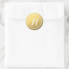 Personalised Gold Monogram Stickers