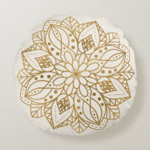 Personalised Gold Nature Mandala 