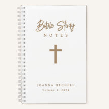 Personalised Gold Script Calligraphy Bible Study