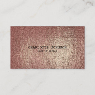 Personalised Gold Shiny Peach Pink Vip Card
