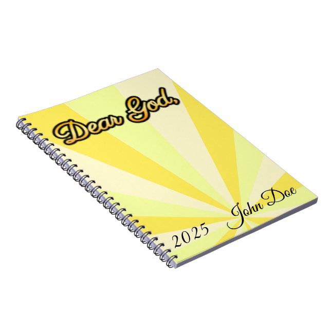 Personalised Golden Prayer Journal (Right Side)