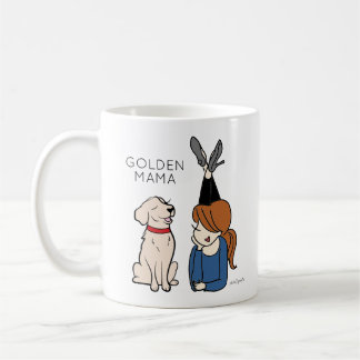Personalised Golden Reriever Mama Coffee Mug
