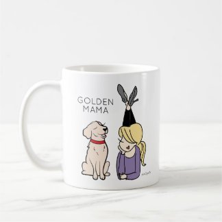 Personalised Golden Reriever Mama Coffee Mug