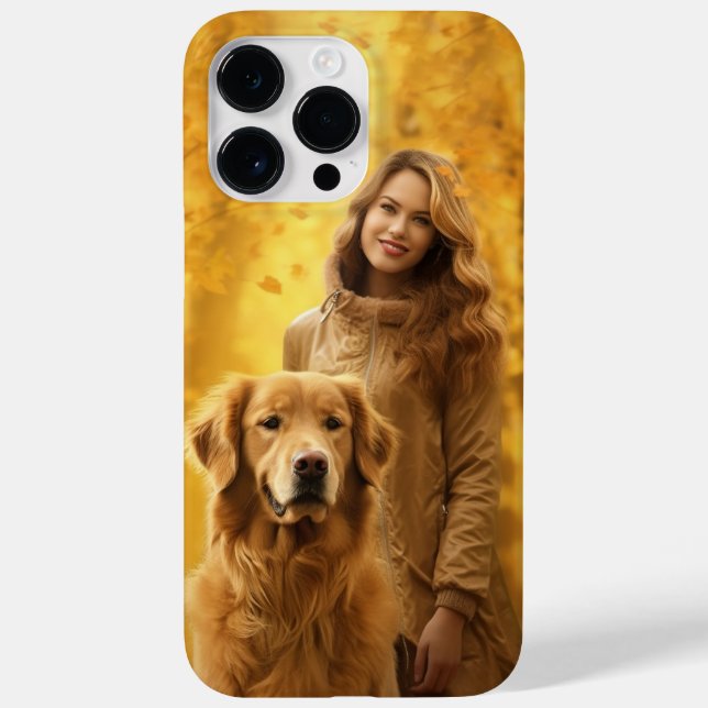 Personalised golden retriever Best Dog Mum ever Case-Mate iPhone Case (Back)