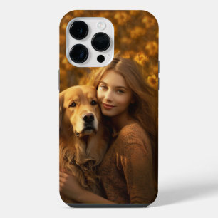 Personalised golden retriever Best Dog Mum ever iPhone 14 Pro Max Case