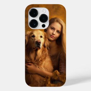 Personalised golden retriever Best Dog Mum i phone Case-Mate iPhone 14 Pro Case
