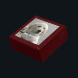 Personalised Golden Retriever Dog Photo and Name Gift Box<br><div class="desc">Personalise this Golden Retriever Dog keepsake with your dog's or puppy's photo and name (or other pet or person's photo/name). Text reads "Best Dog Ever" or add your own text - We love Daisy (your dog's name), dog's birthday or day of passing. Just click on "customise" to add your personalised...</div>