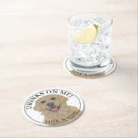 Personalised Golden Retriever Dog Wedding