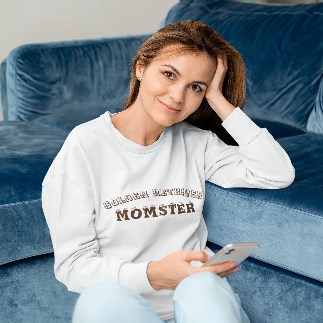 Personalised Golden Retriever Mum Halloween  Sweatshirt (Creator Uploaded)