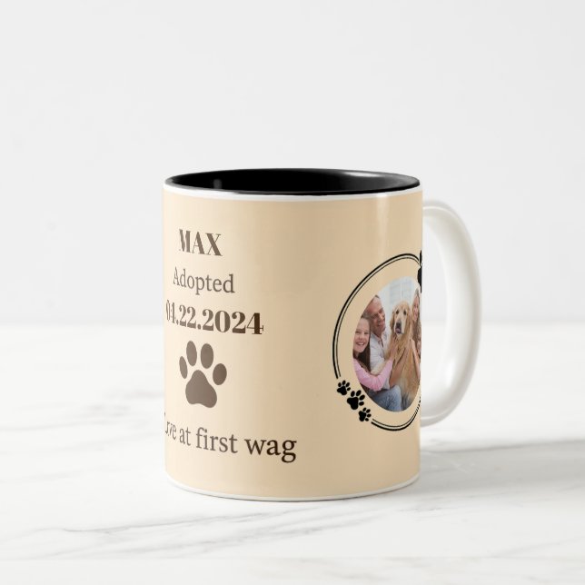 Personalised Golden Retriever Mum Mug Custom (Front Right)