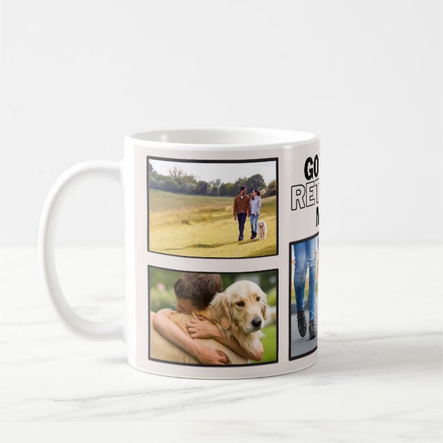 Personalised Golden Retriever Mum Mug - Custom Mug (Left)
