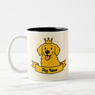 Personalised Golden Retriever Mum Mug Custom Name