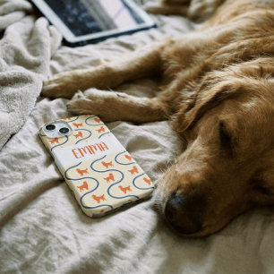 Personalised Golden Retriever Name Pastel 