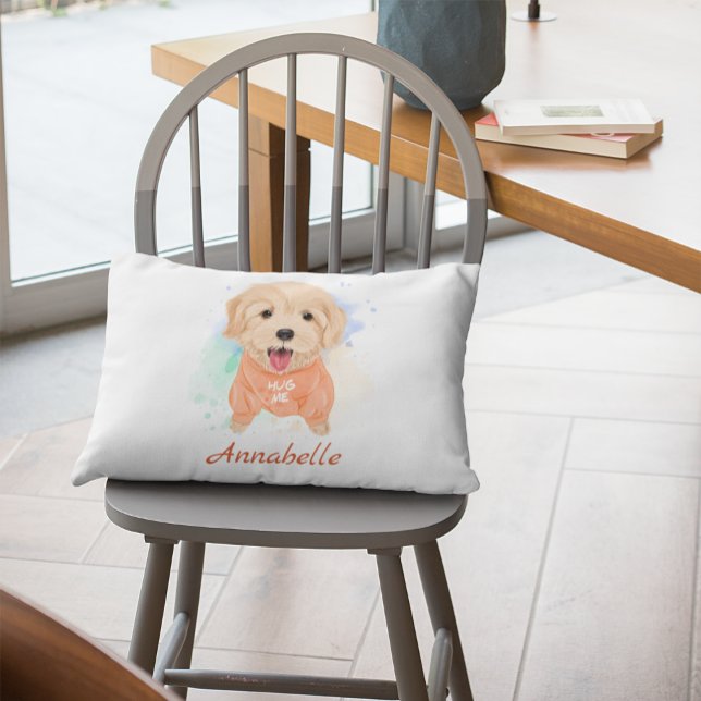 Personalised Golden Retriever Nursery Kid's Room  Decorative Cushion (Creator Uploaded)