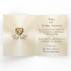 Personalised Golden Wedding Anniversary Cards, BIG