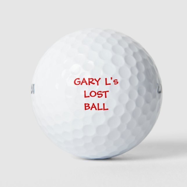 Personalised Golf Ball (Front)