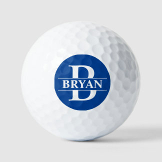 Personalised Golf Ball - Blue