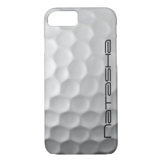 Personalised Golf Ball Dimples Texture Pattern iPhone 8/7 Case
