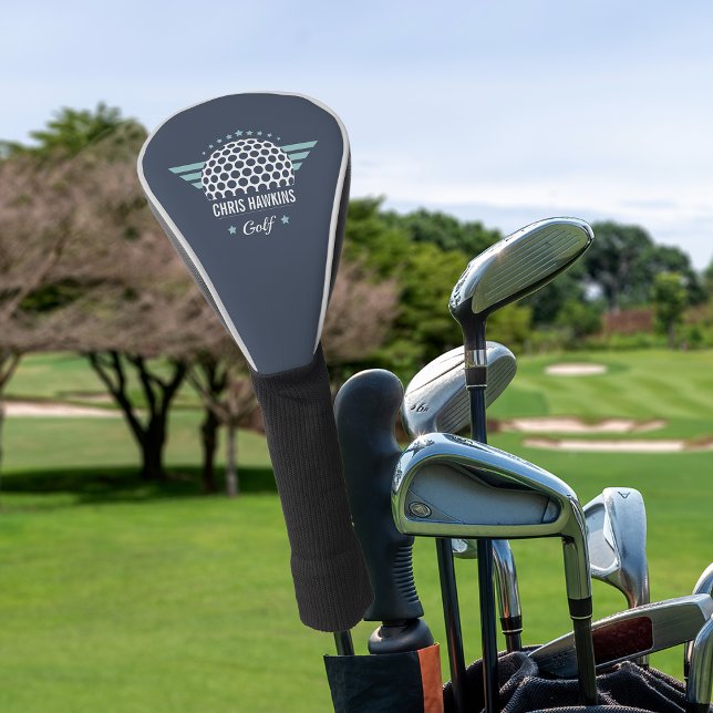 Personalised Golf Ball Logo Golf Head Cover (Creator Uploaded)