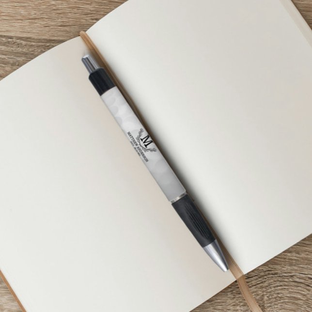 Personalised Golf Ball Pattern Name Monogram Age (Creator Uploaded)