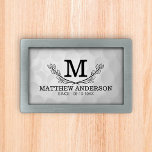 Personalised Golf Ball Pattern Name Monogram Age Belt Buckle<br><div class="desc">Personalised golf ball pattern name monogram age could be a great design for you as well as it can be a great gift for your golfer friend or family members or other people.</div>