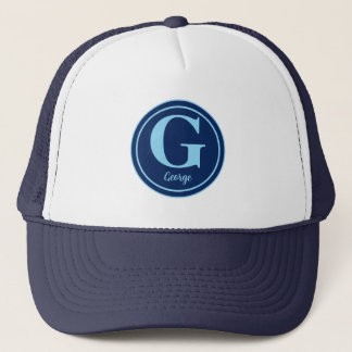 Personalised Golf Ball with Elegant Letter G  Trucker Hat