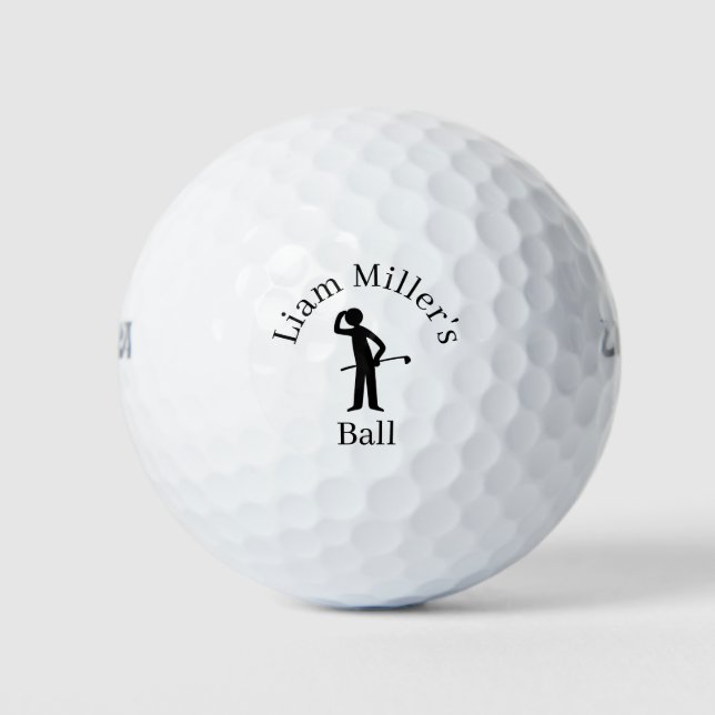 Personalised Golf Balls (Front)