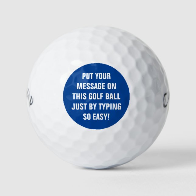 Personalised Golf Balls (Front)