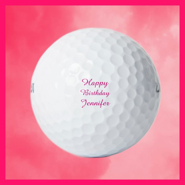 Personalised Golf Balls, Birthday for Her Balls (Creator Uploaded)