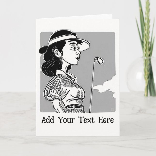Personalised Golf Card (Front)