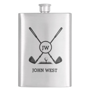 Personalised Golf Classic Flask