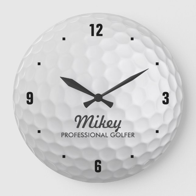 Personalised Golf Clock (Front)