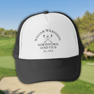 Personalised Golf Club Member Name Trucker Hat