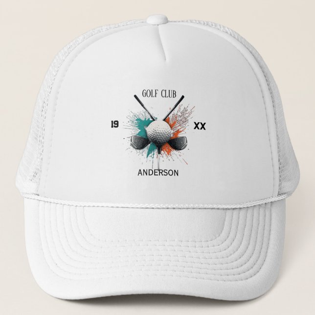 Personalised Golf Club Name Custom  Hat  2026 (Front)