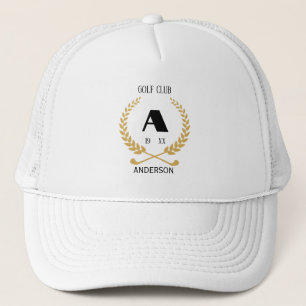 Personalised Golf Club Name Custom Trucker Hat