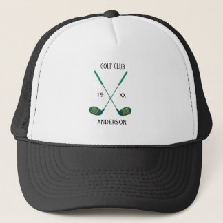 Personalised Golf Club Name Custom Trucker Hat 