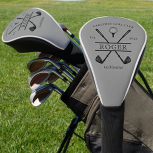Personalised Golf Club Name Driver Golf Head Cover