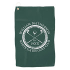 Personalised Golf Club Name Emerald Green