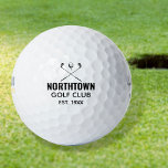 Personalised Golf Club Name Established Date Golf Balls<br><div class="desc">Personalise with the name of your golf club and established date. Designed by Thisisnotme©</div>