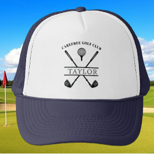 Personalised Golf Club Name Trucker Hat