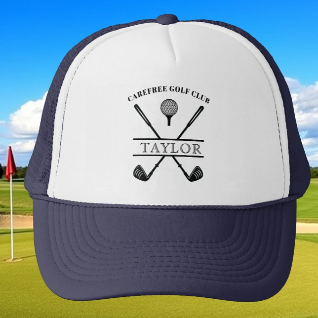 Personalised Golf Club Name Trucker Hat (Creator Uploaded)