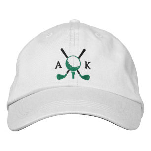 Personalised Golf Clubs Monogram Embroidered Hat