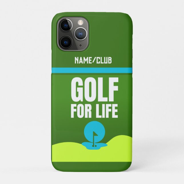 Personalised "Golf for Life" iPhone Case (Back)