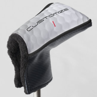 Personalised Golf Gift with Custom Name & Number Head Cover