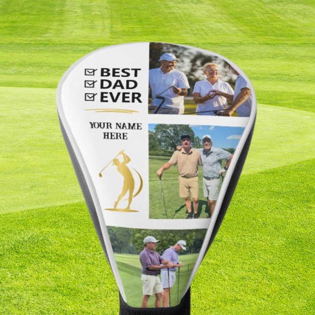 Personalised Golf Gifts for Dad Driver Headcover (Creator Uploaded)