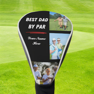 Personalised Golf Gifts For Dad Photo and Name Golf Head Cover