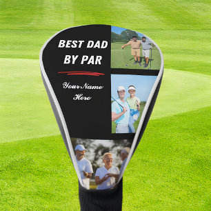 Personalised Golf Gifts For Dad Photo and Name Head Cover
