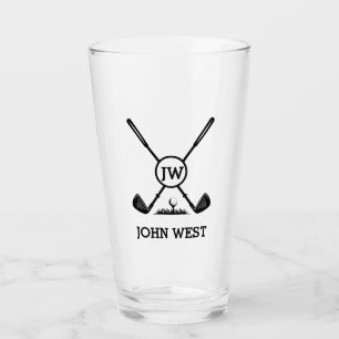 Personalised Golf Glass Cup