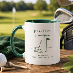 Personalised Golf Grandpop Mug Custom Gift