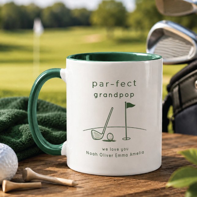 Personalised Golf Grandpop Mug Custom Gift (Creator Uploaded)